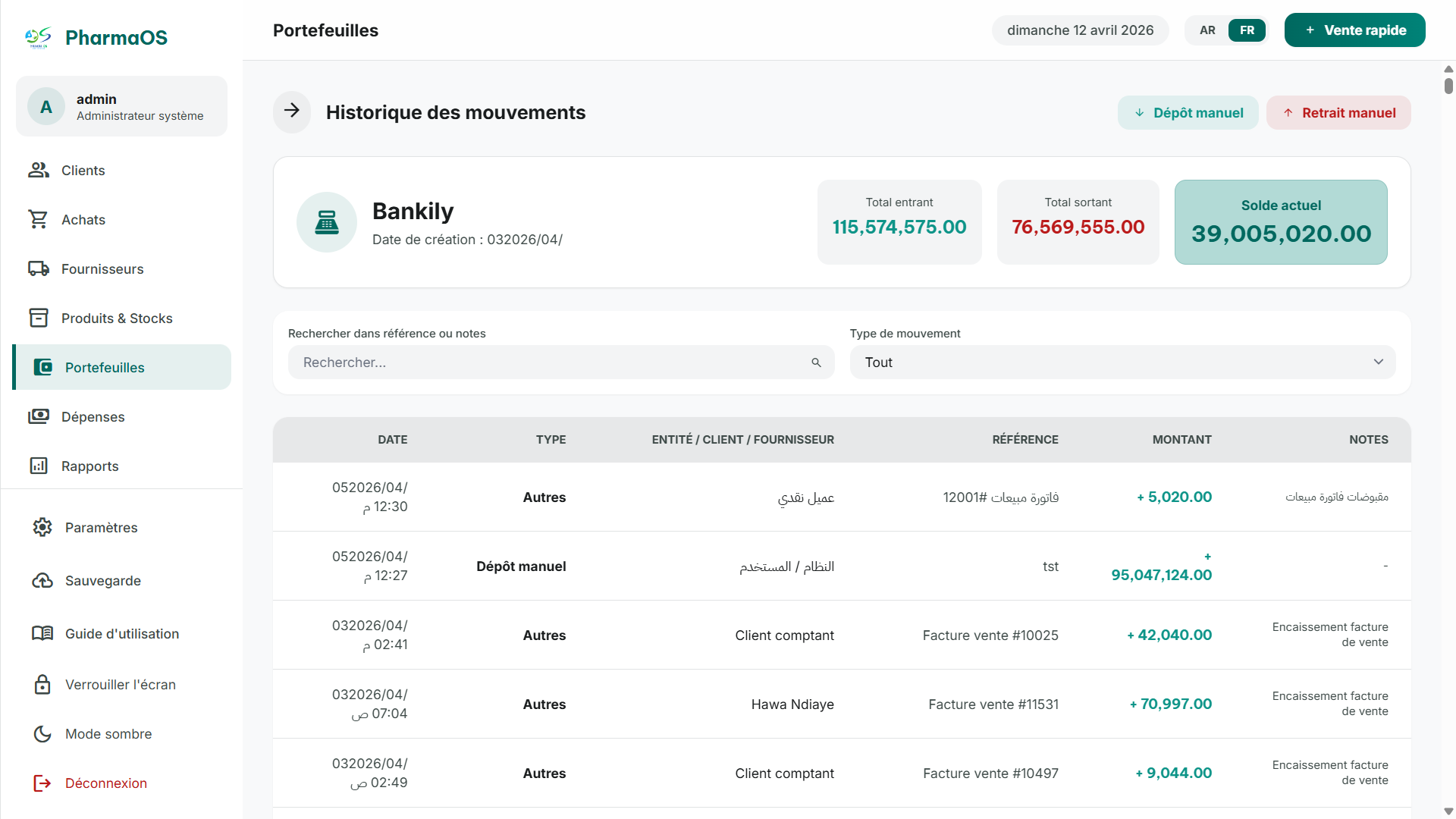 المحافظ المالية